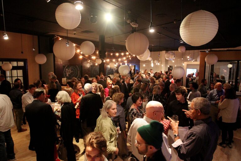 Crowded room at the 2016 Virginia Film Festival event.
