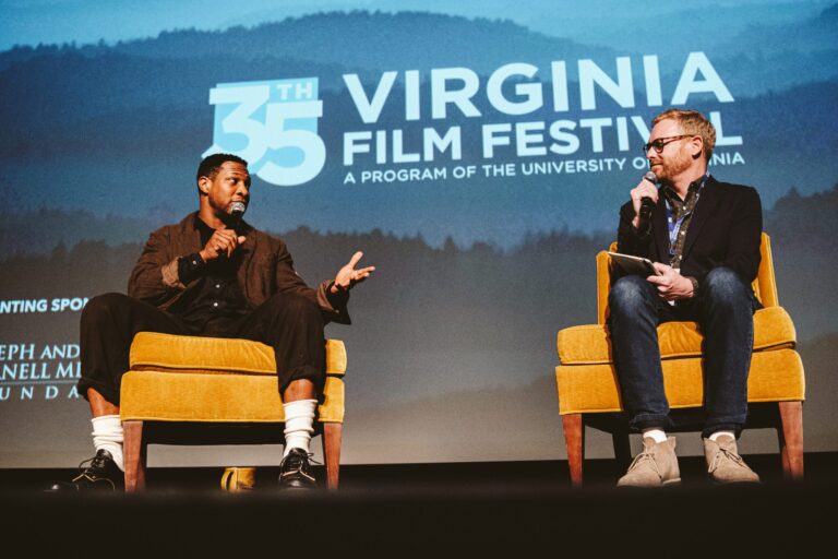 Jonathan Majors at the 35th Virginia Film Festival, a program of the University of Virginia.