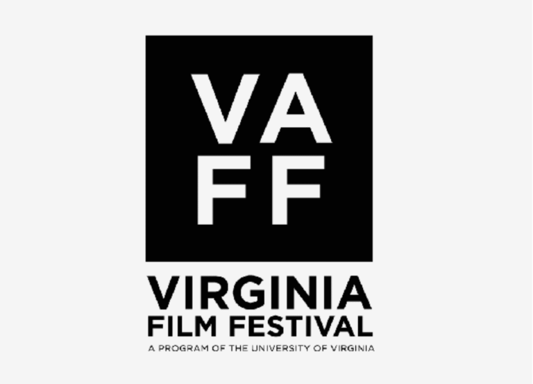 VAFF logo for the Virginia Film Festival, a program of the University of Virginia.