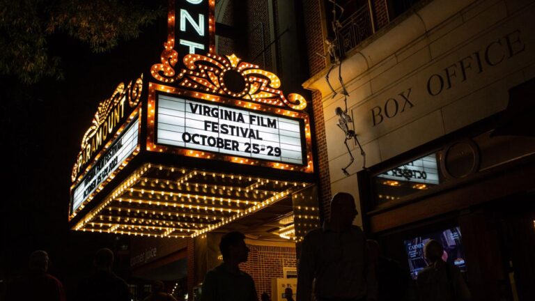 Virginia Film Festival marquee, October 25-29.