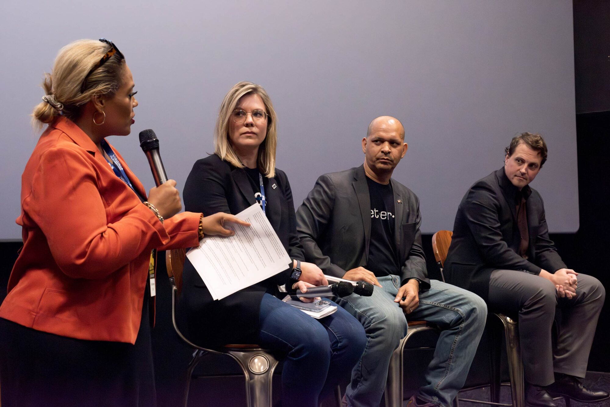 Panel discussion at a film festival about Jan. 6 documentary.