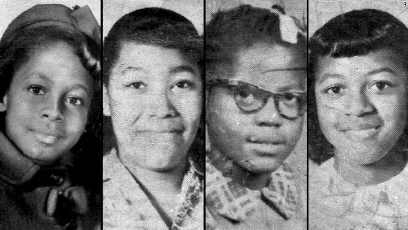 Portraits of the 4 Little Girls killed in the 16th Street Baptist Church bombing.