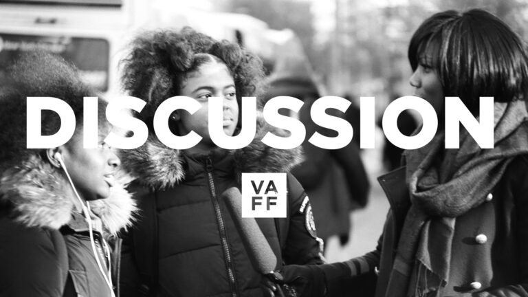 Discussion at VAFF. People talking, microphone present.