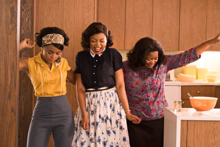 Taraji P. Henson, Janelle Monáe, and Octavia Spencer in Hidden Figures