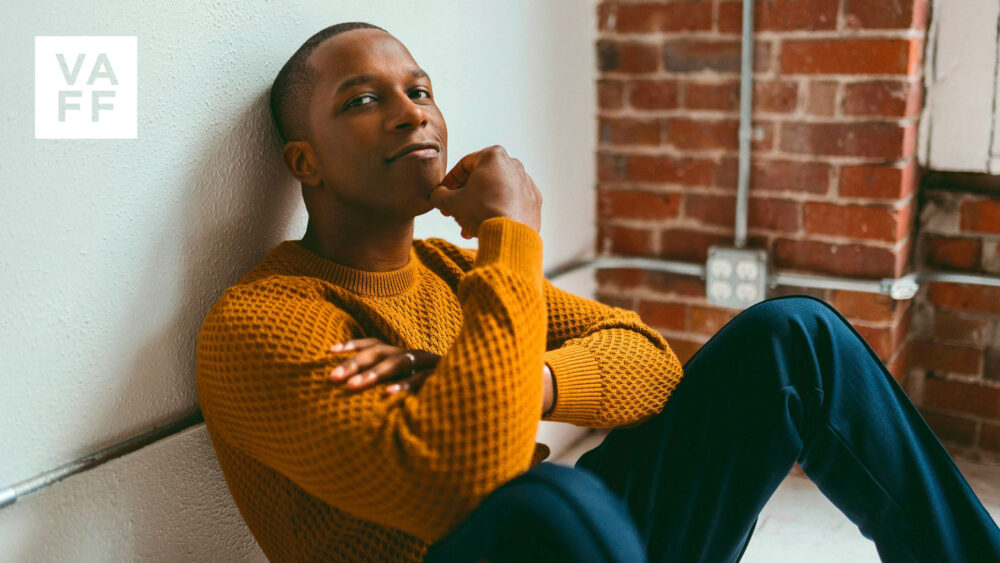 Leslie Odom Jr. in a relaxed pose.