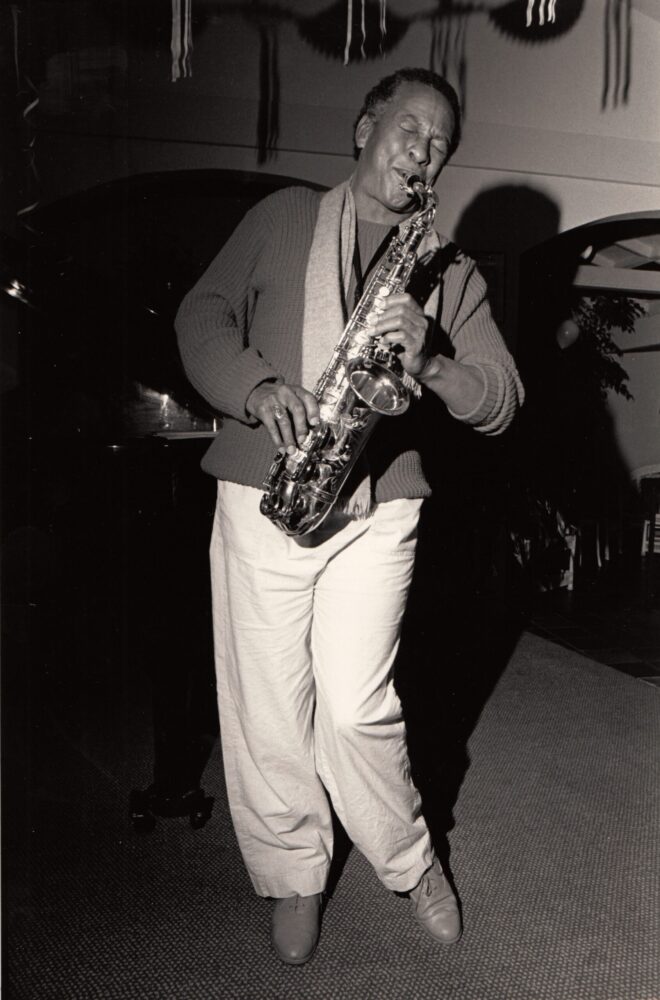 Frank Morgan playing saxophone, "Sound of Redemption"