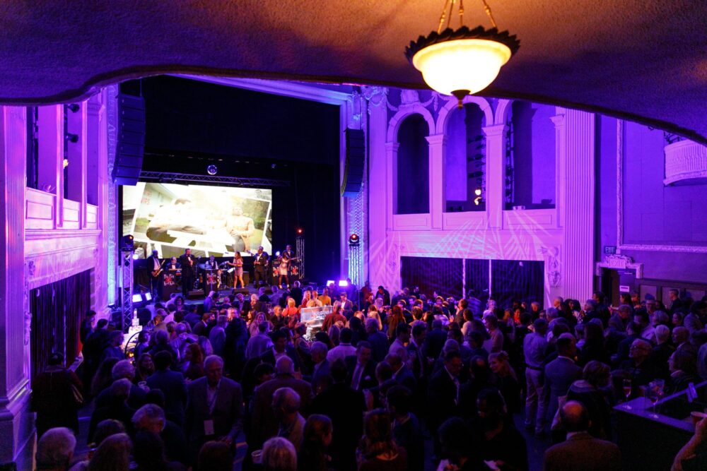 2019 Opening Night Gala: Crowd enjoying live band performance.