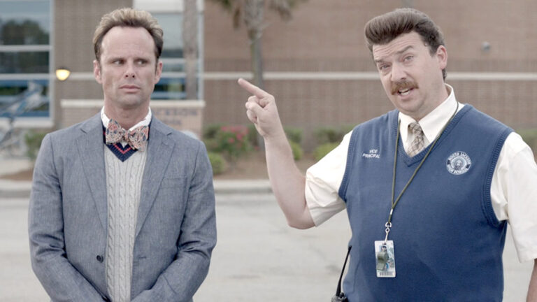 Walton Goggins and Danny McBride in "Vice Principals"