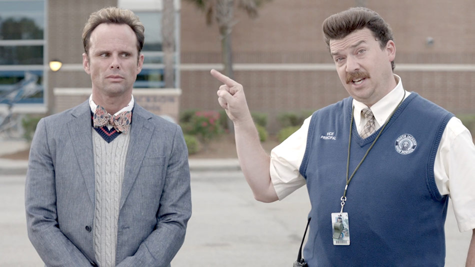Walton Goggins and Danny McBride in "Vice Principals"
