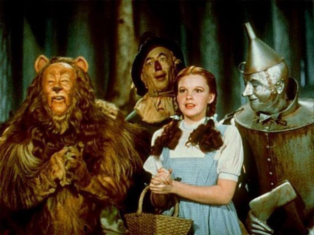 Dorothy, Lion, Scarecrow, and Tin Man from The Wizard of Oz