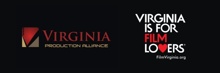 Virginia film logos: Production Alliance and "Virginia is for Film Lovers"