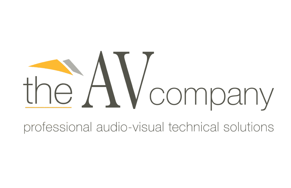 The AV Company logo: professional audio-visual technical solutions.